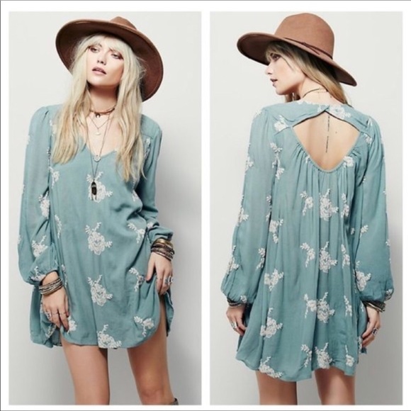 Free People Dresses & Skirts - Free People Austin Emma Embroidered Dress - Small